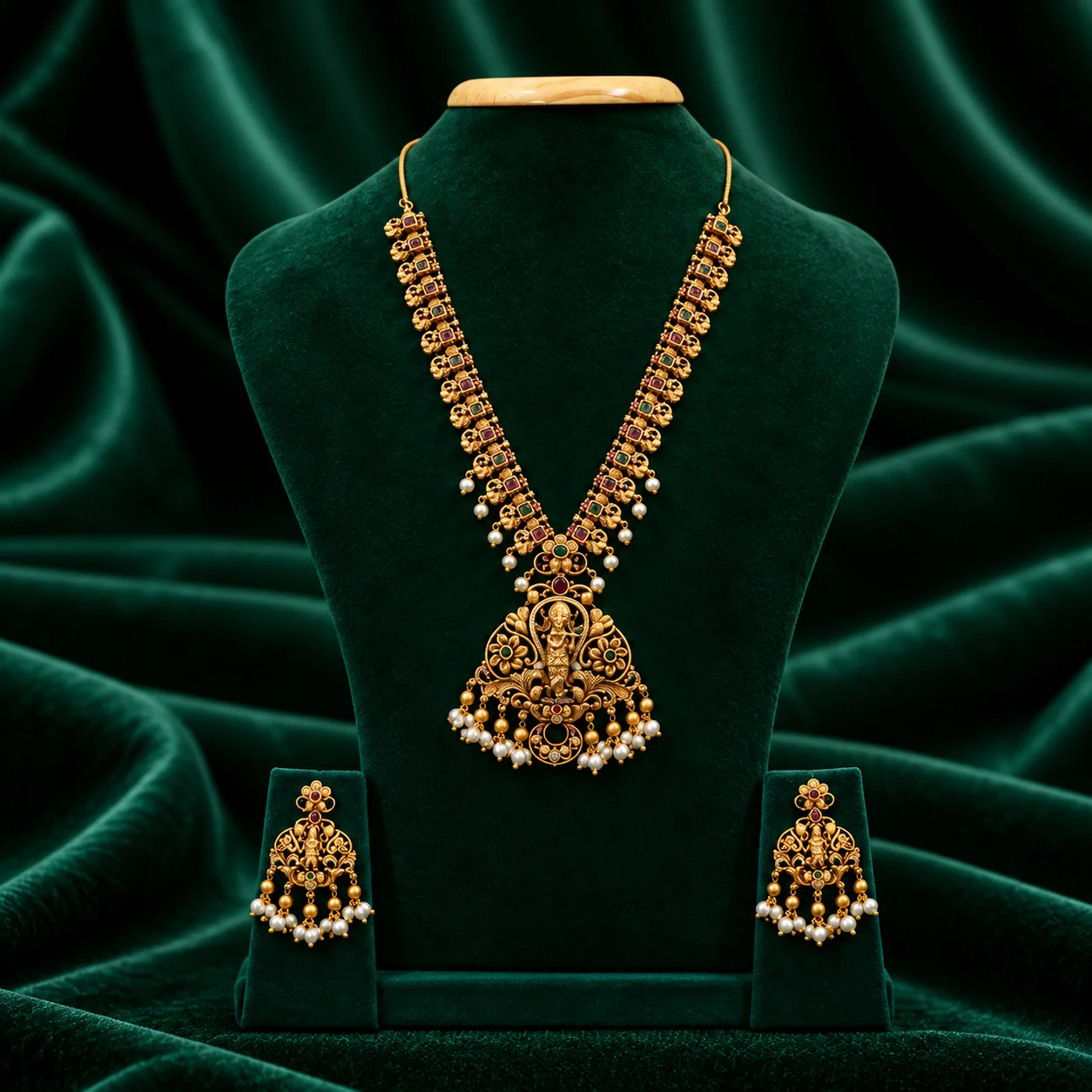 Antique lord Krishna nakshi haaram