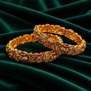 Antique Lakshmi Peacock Bangle