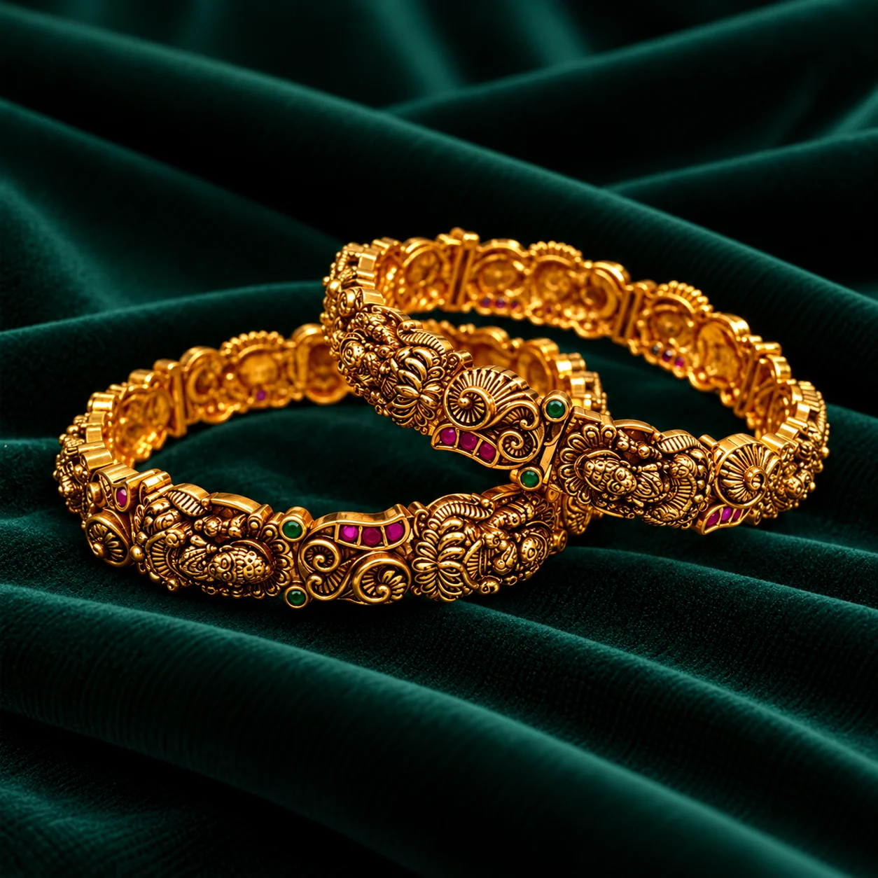 Lakshmi peacock bangle