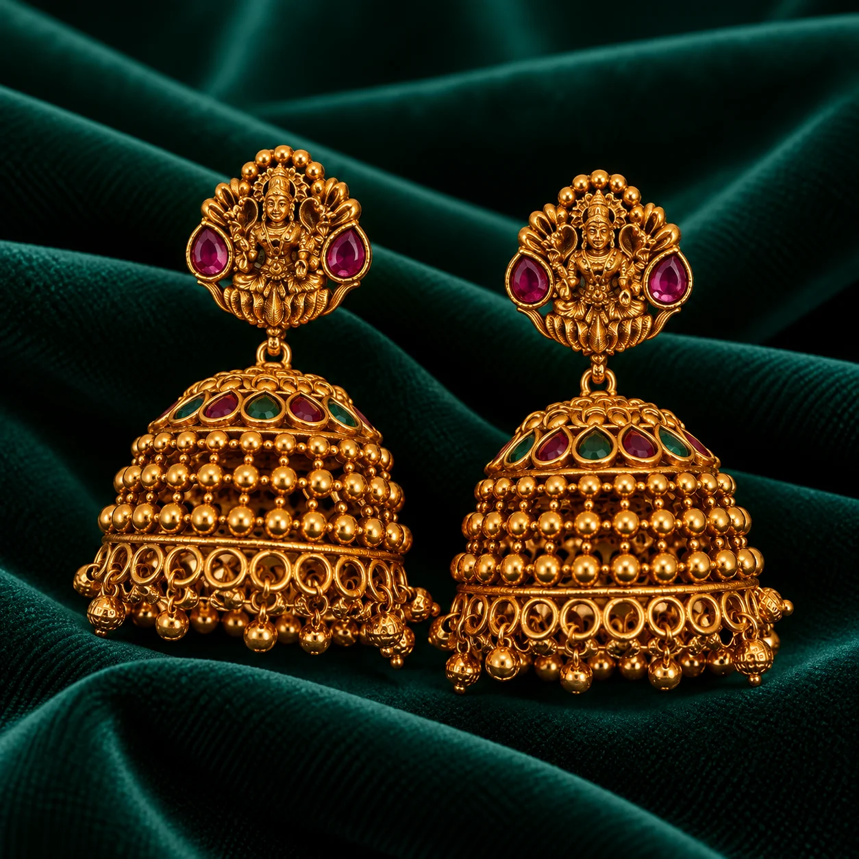 Lakshmi Temple Jhumka